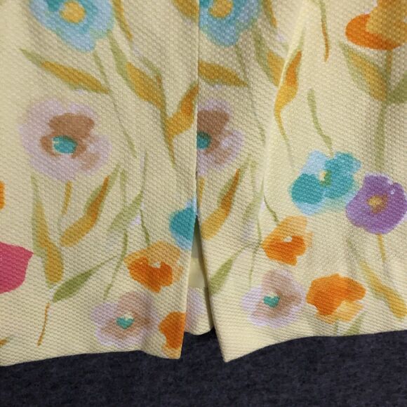 Floral Skirt Set Womens 12 Herbert Grossman by Cynthia Sobel VTG 2 Pc Suit S/SL - Picture 16 of 16